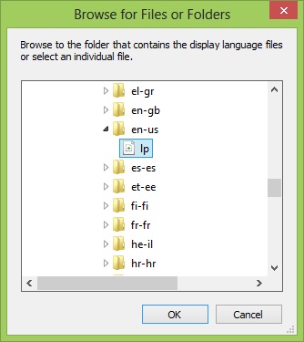 Windows 8 Language Pack Folder Release